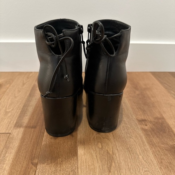 Stuart Weitzman Leather Heel Bootie 38.5 - Picture 5 of 7